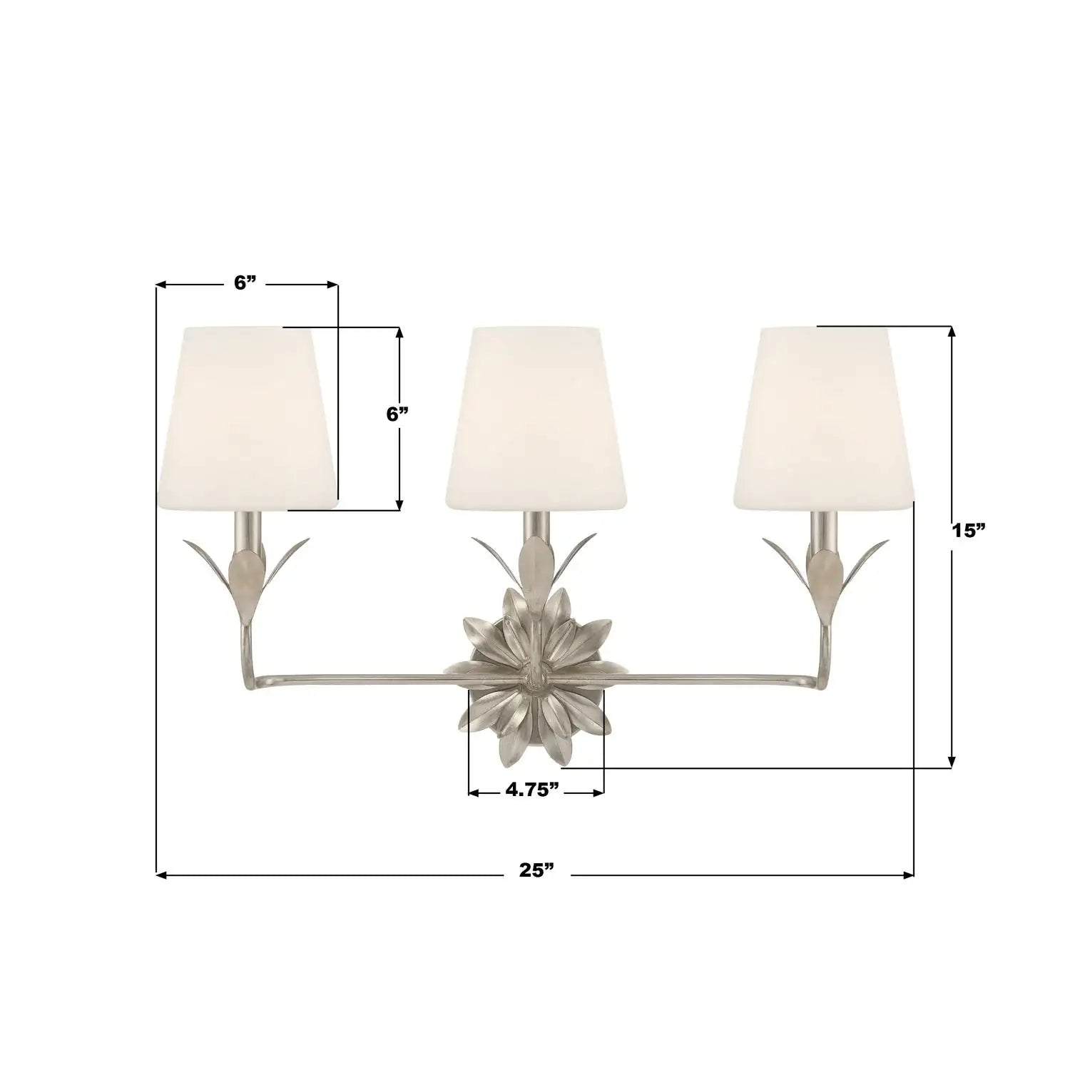 CRYSTORAMA, BROCHE BATHROOM VANITY, VANITY LIGHT