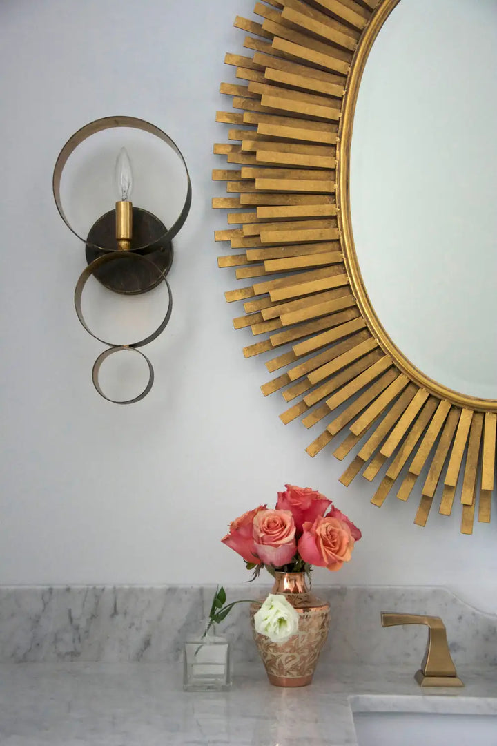 CRYSTORAMA, LUNA SPHERE SCONCE, WALL SCONCES