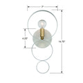 CRYSTORAMA, LUNA SCONCE, WALL SCONCES