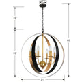 CRYSTORAMA, LUNA SPHERE CHANDELIER, CHANDELIER LIGHT
