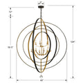 CRYSTORAMA, LUNA CHANDELIER, CHANDELIER LIGHT