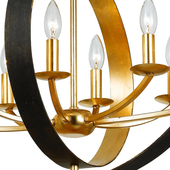CRYSTORAMA, LUNA OVAL CHANDELIER, CHANDELIER LIGHT