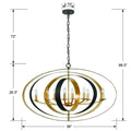 CRYSTORAMA, LUNA OVAL CHANDELIER, CHANDELIER LIGHT