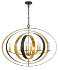 CRYSTORAMA, LUNA OVAL CHANDELIER, CHANDELIER LIGHT