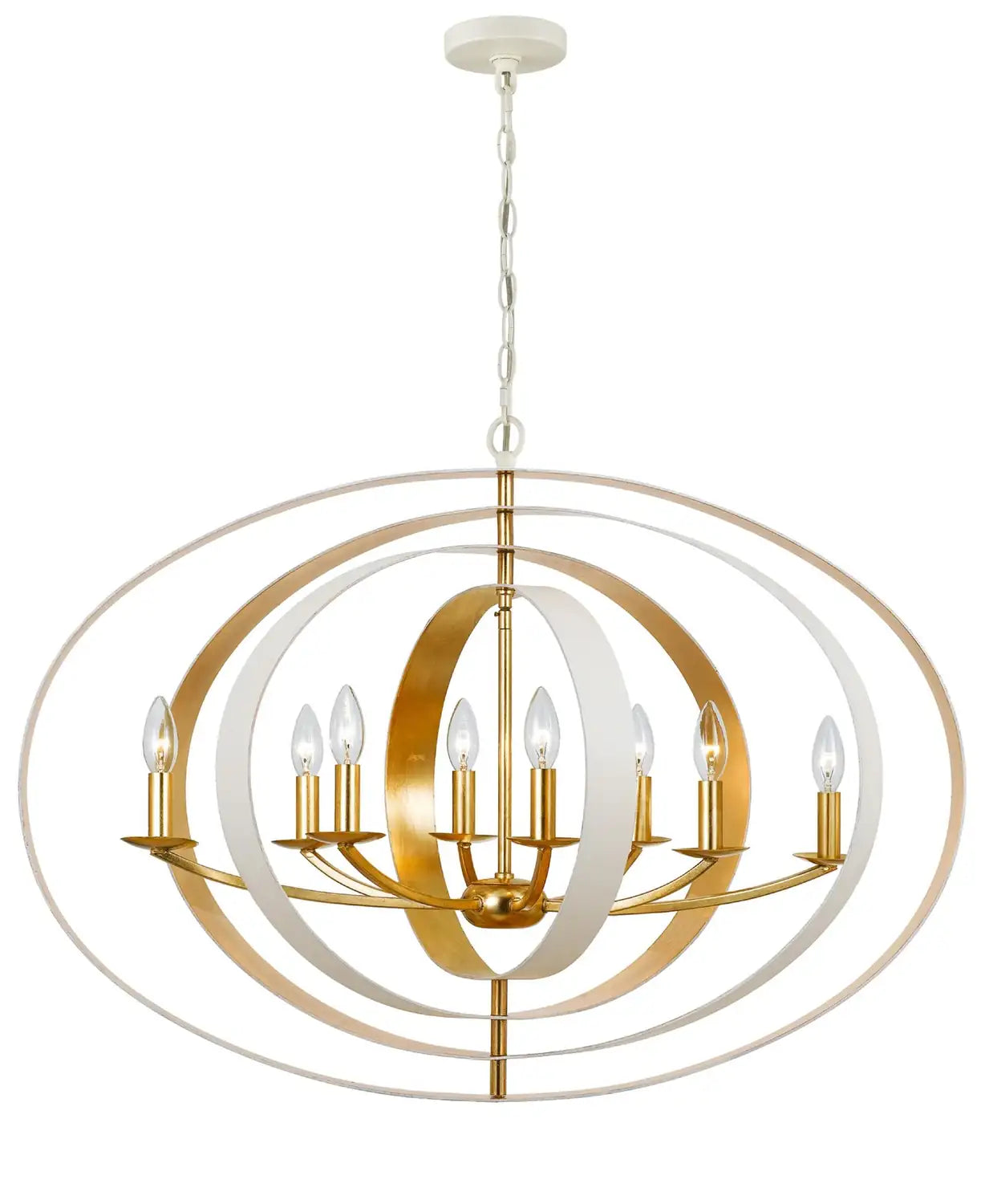 CRYSTORAMA, LUNA OVAL CHANDELIER, CHANDELIER LIGHT