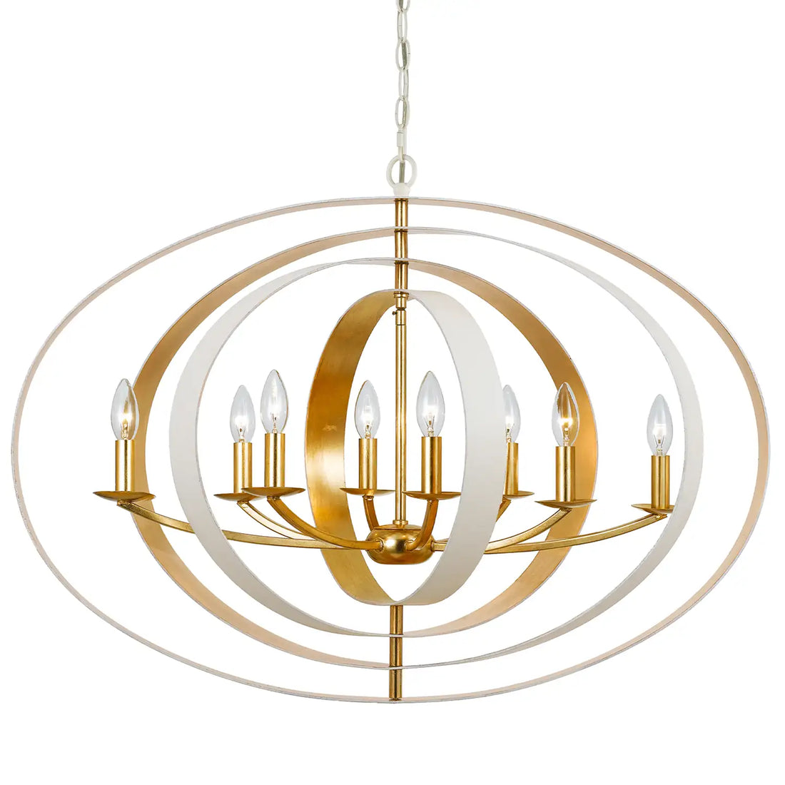 CRYSTORAMA, LUNA OVAL CHANDELIER, CHANDELIER LIGHT