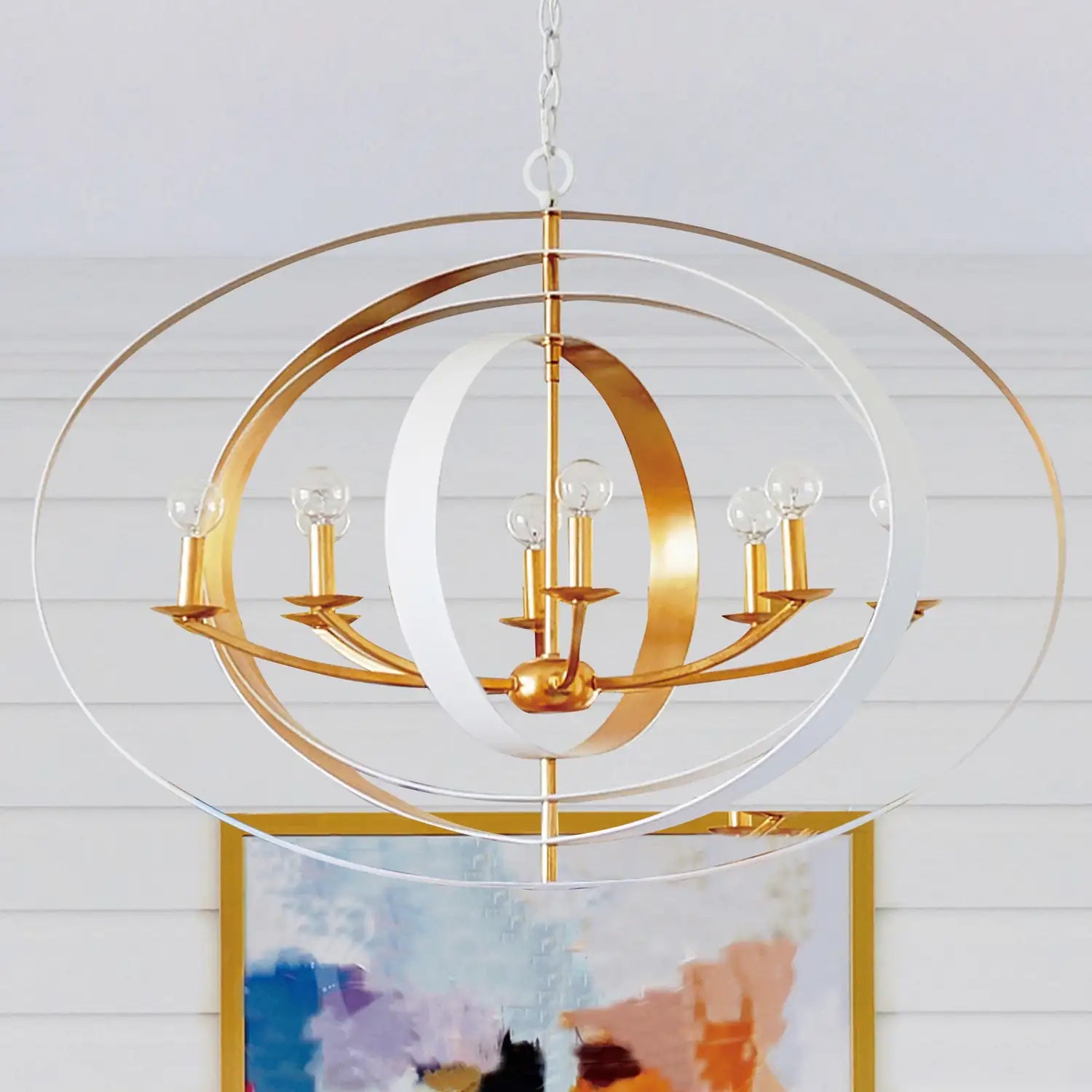 CRYSTORAMA, LUNA OVAL CHANDELIER, CHANDELIER LIGHT