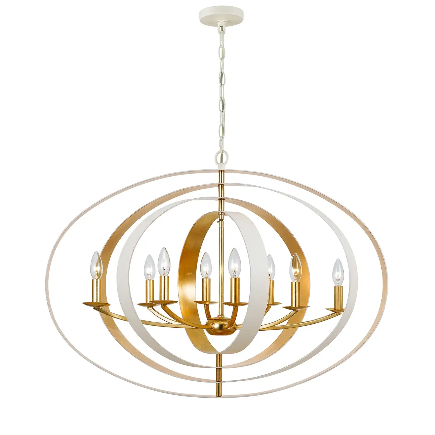 CRYSTORAMA, LUNA OVAL CHANDELIER, CHANDELIER LIGHT