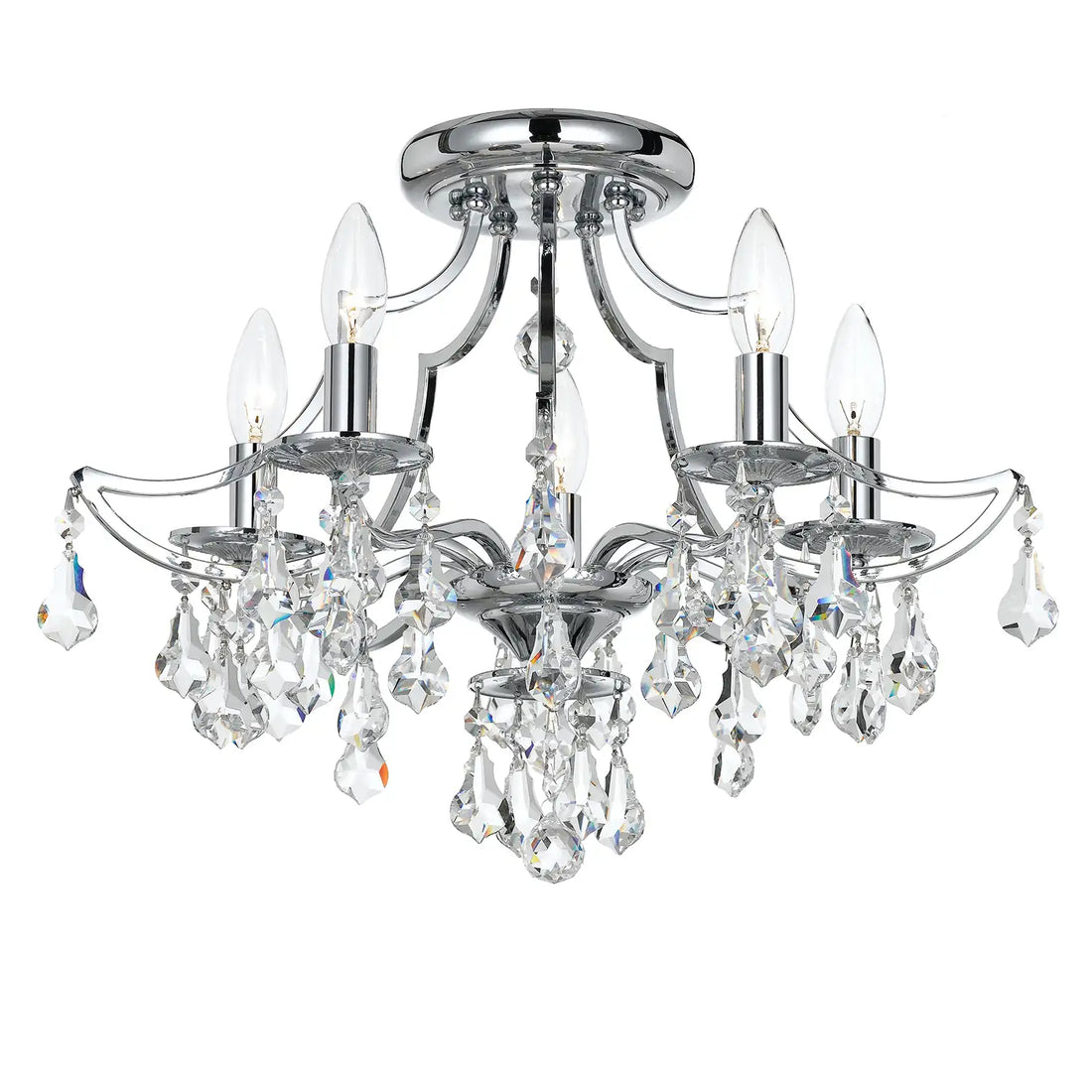 CRYSTORAMA, CEDAR SEMI FLUSH MOUNT, FLUSH MOUNT CEILING LIGHTS