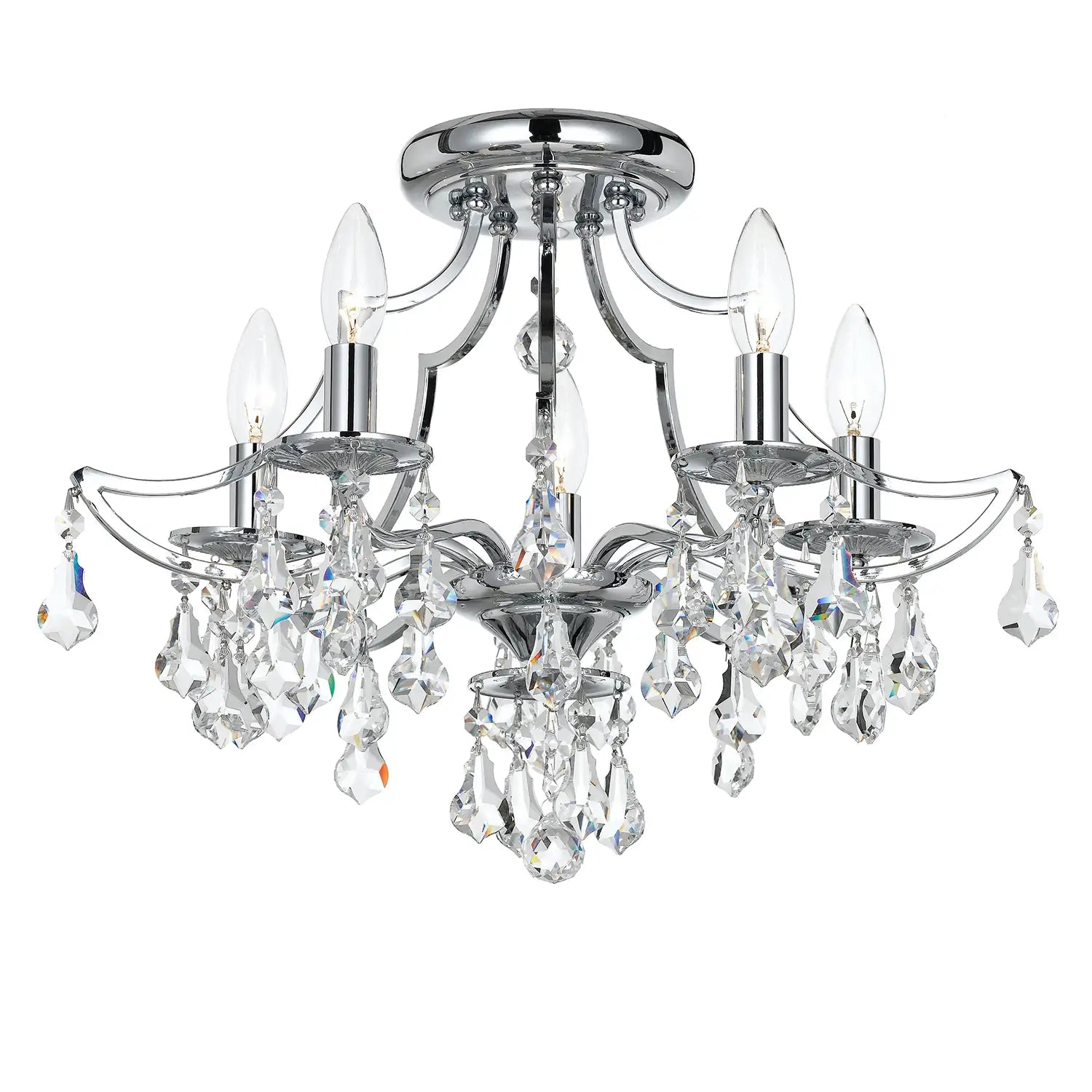 CRYSTORAMA, CEDAR SEMI FLUSH MOUNT, FLUSH MOUNT CEILING LIGHTS