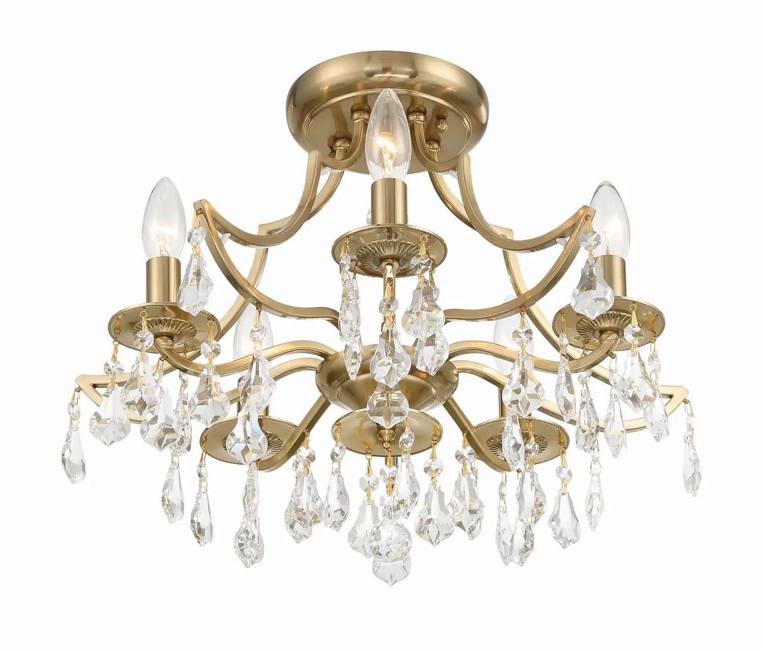 CRYSTORAMA, CEDAR SEMI FLUSH MOUNT, FLUSH MOUNT CEILING LIGHTS