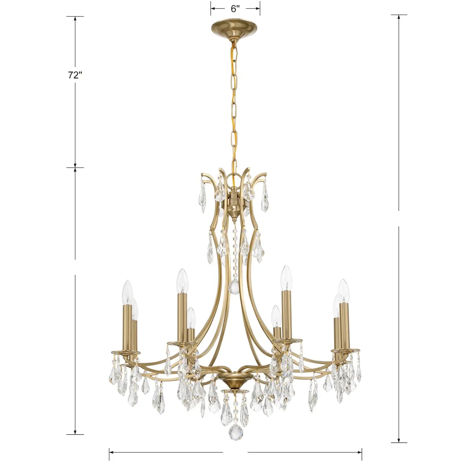 CRYSTORAMA, CEDAR CHANDELIER, CHANDELIER LIGHT