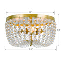 CRYSTORAMA, RYLEE FLUSH MOUNT, FLUSH MOUNT CEILING LIGHTS
