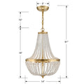 CRYSTORAMA, RYLEE CHANDELIER, CHANDELIER LIGHT