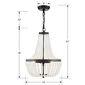 CRYSTORAMA, RYLEE CHANDELIER, CHANDELIER LIGHT
