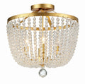 CRYSTORAMA, RYLEE SEMI FLUSH MOUNT, FLUSH MOUNT CEILING LIGHTS