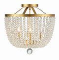 CRYSTORAMA, RYLEE SEMI FLUSH MOUNT, FLUSH MOUNT CEILING LIGHTS