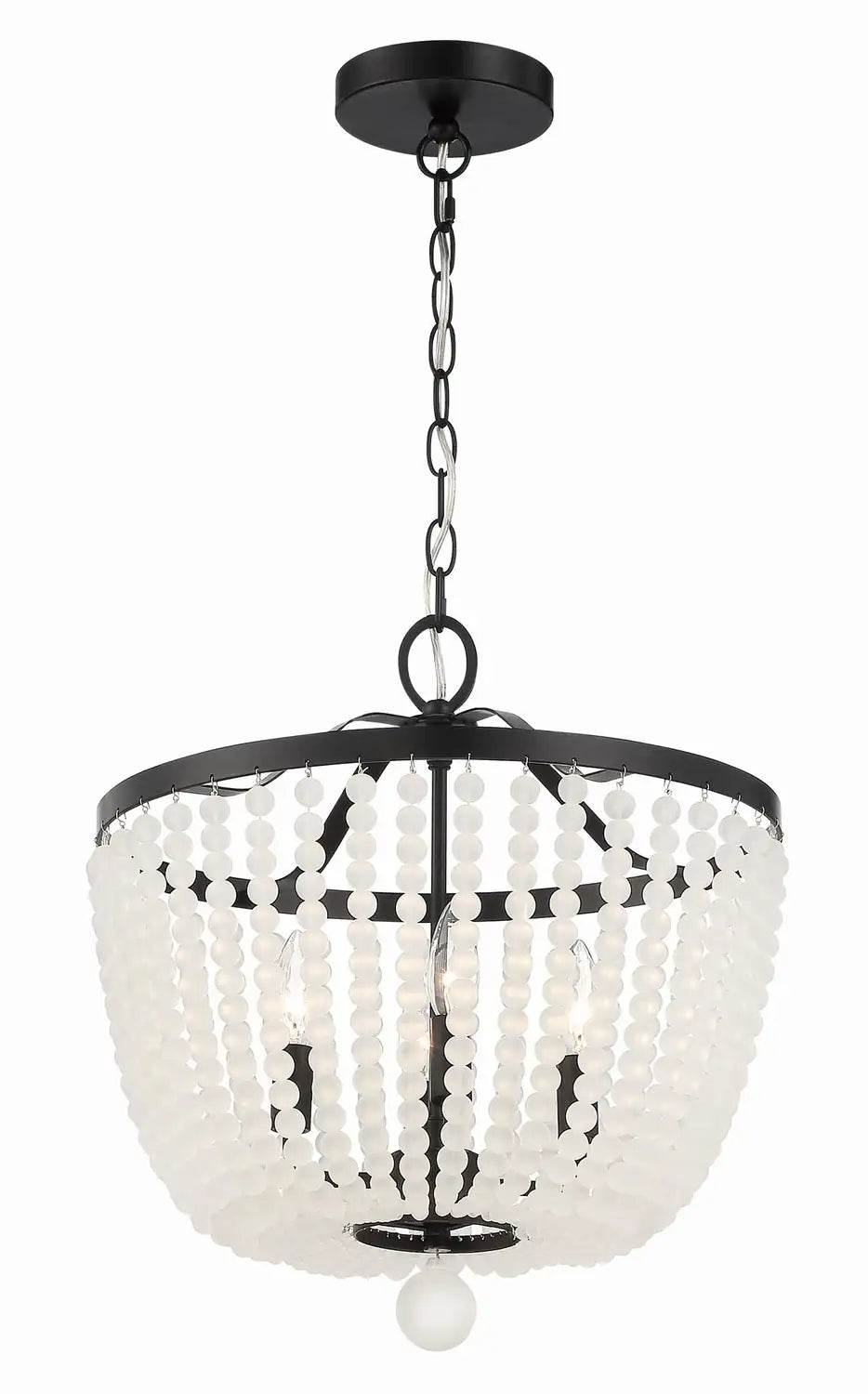 CRYSTORAMA, RYLEE FROSTED BEADS CHANDELIER, CHANDELIER LIGHT