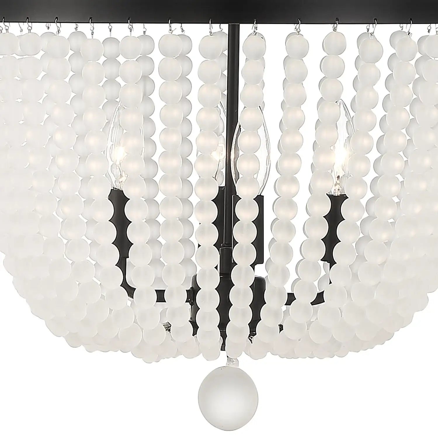 CRYSTORAMA, RYLEE FROSTED BEADS CHANDELIER, CHANDELIER LIGHT