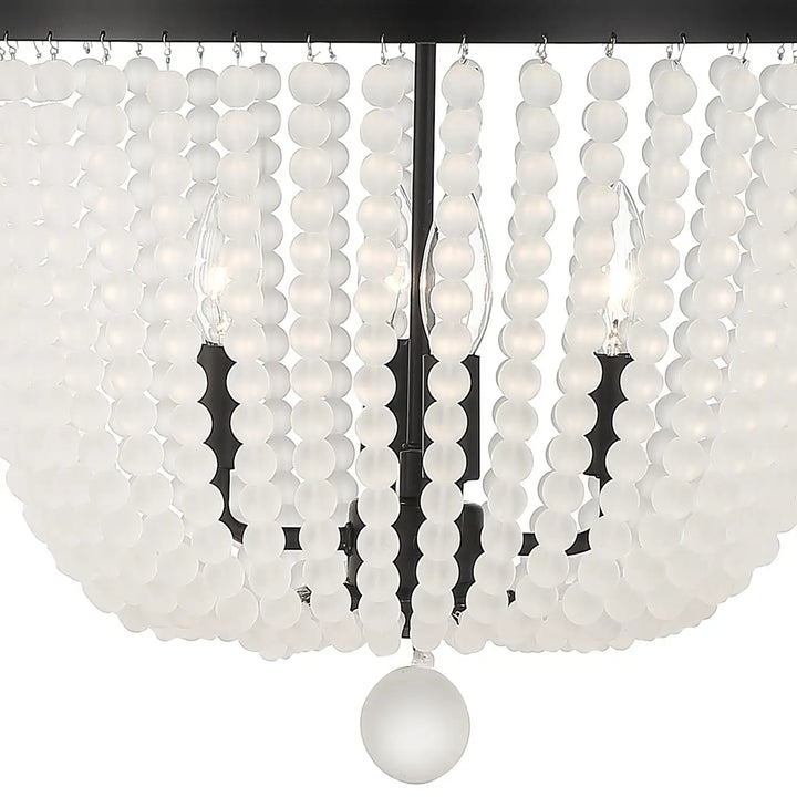 CRYSTORAMA, RYLEE FROSTED BEADS CHANDELIER, CHANDELIER LIGHT