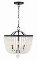 CRYSTORAMA, RYLEE FROSTED BEADS CHANDELIER, CHANDELIER LIGHT