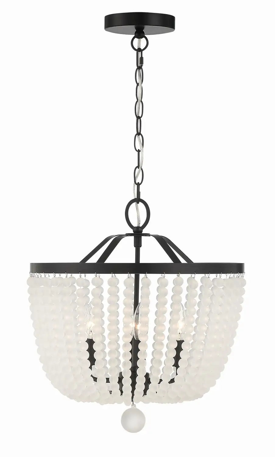 CRYSTORAMA, RYLEE FROSTED BEADS CHANDELIER, CHANDELIER LIGHT