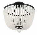 CRYSTORAMA, RYLEE FROSTED BEADS SEMI FLUSH MOUNT, FLUSH MOUNT CEILING LIGHTS