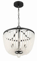 CRYSTORAMA, RYLEE FROSTED BEADS CHANDELIER, CHANDELIER LIGHT