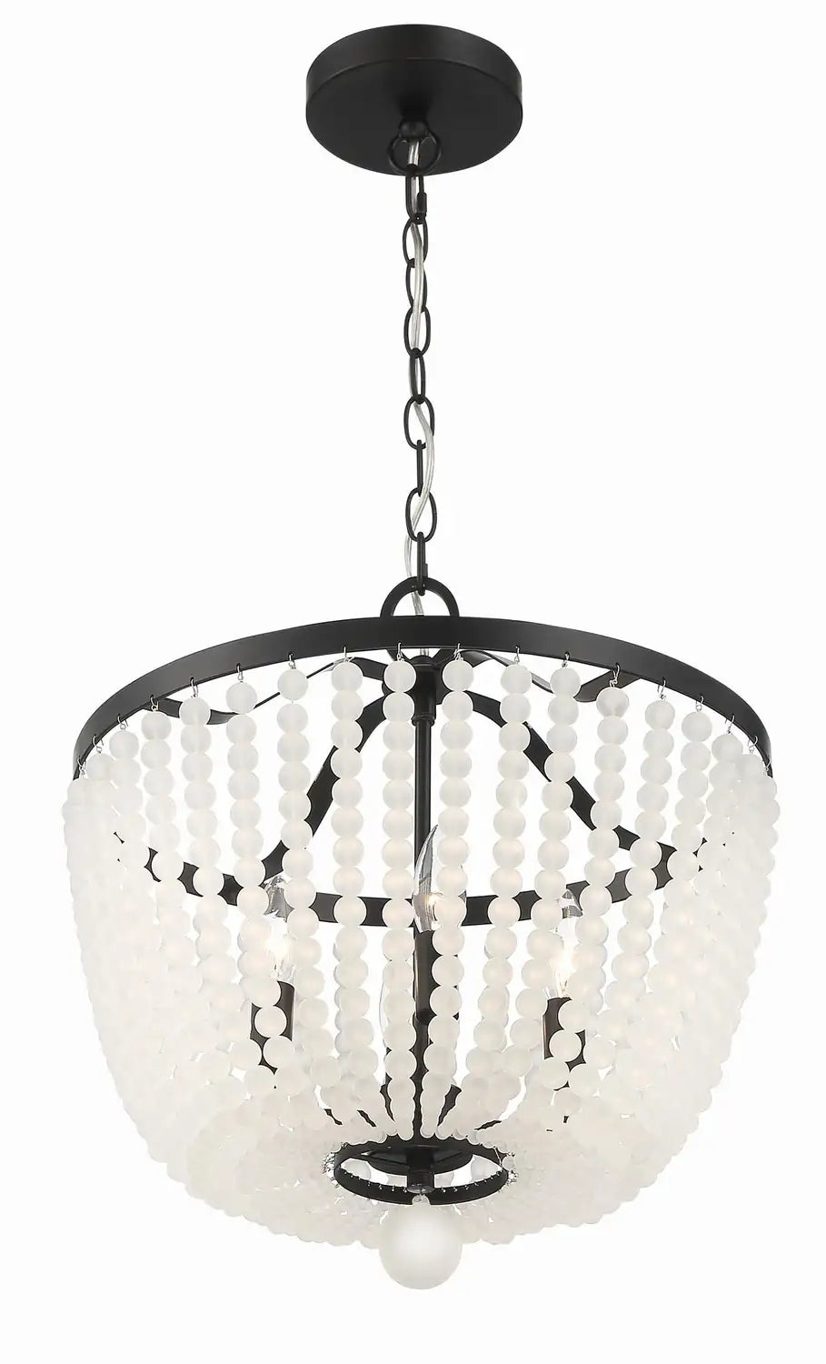 CRYSTORAMA, RYLEE FROSTED BEADS CHANDELIER, CHANDELIER LIGHT