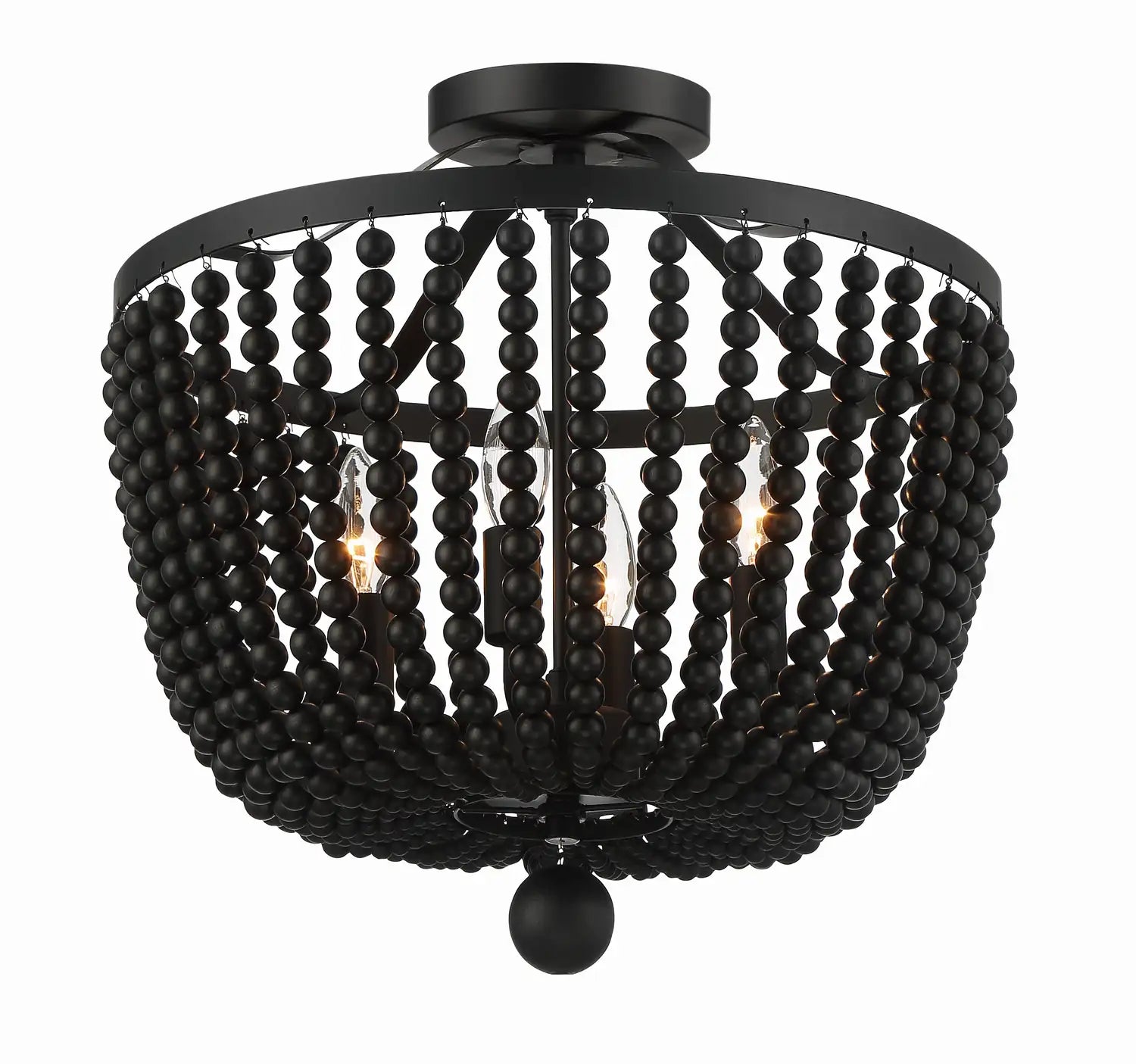 CRYSTORAMA, RYLEE SEMI FLUSH MOUNT, FLUSH MOUNT CEILING LIGHTS