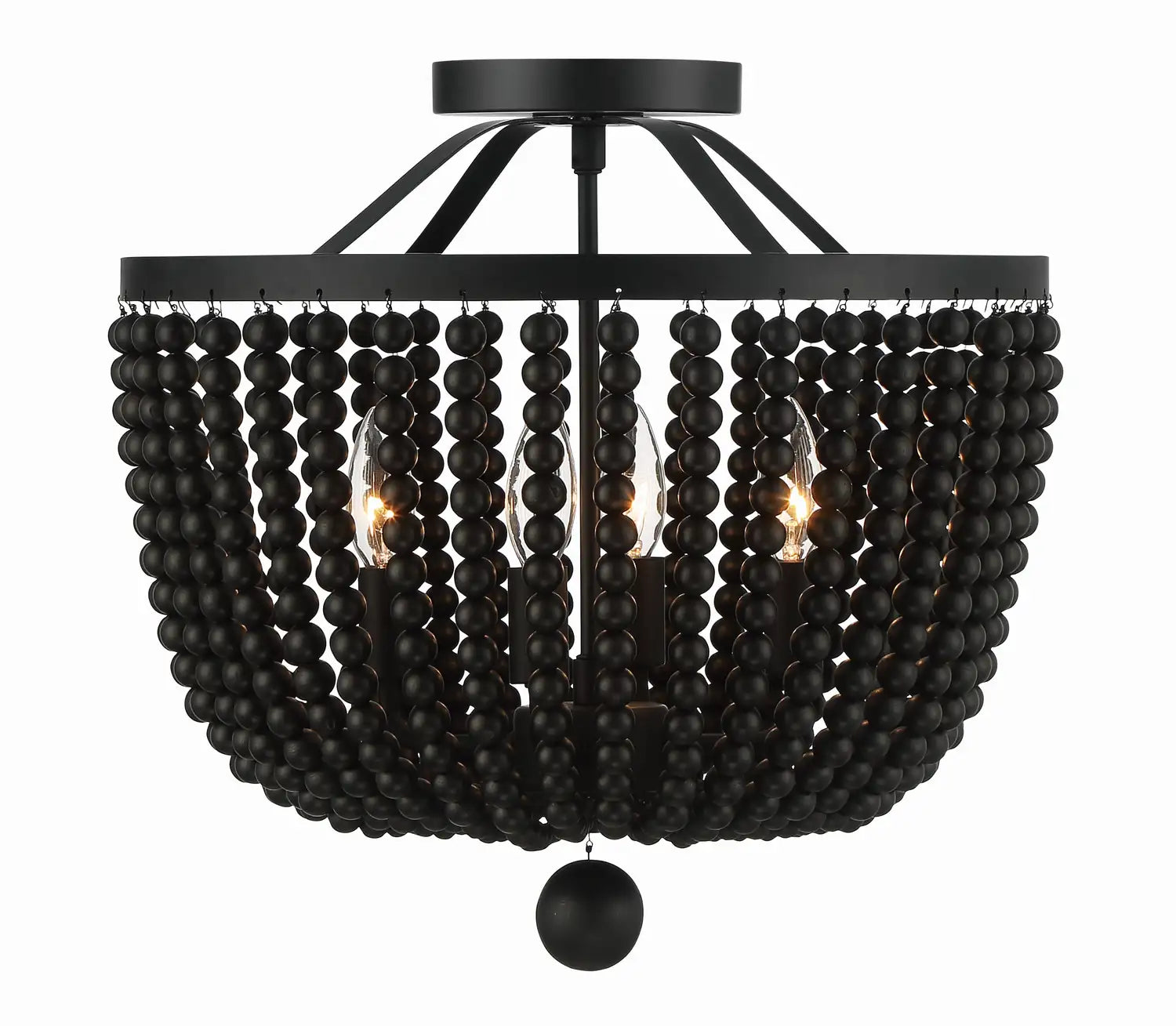 CRYSTORAMA, RYLEE SEMI FLUSH MOUNT, FLUSH MOUNT CEILING LIGHTS