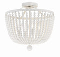 CRYSTORAMA, RYLEE SEMI FLUSH MOUNT, FLUSH MOUNT CEILING LIGHTS