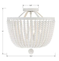 CRYSTORAMA, RYLEE SEMI FLUSH MOUNT, FLUSH MOUNT CEILING LIGHTS