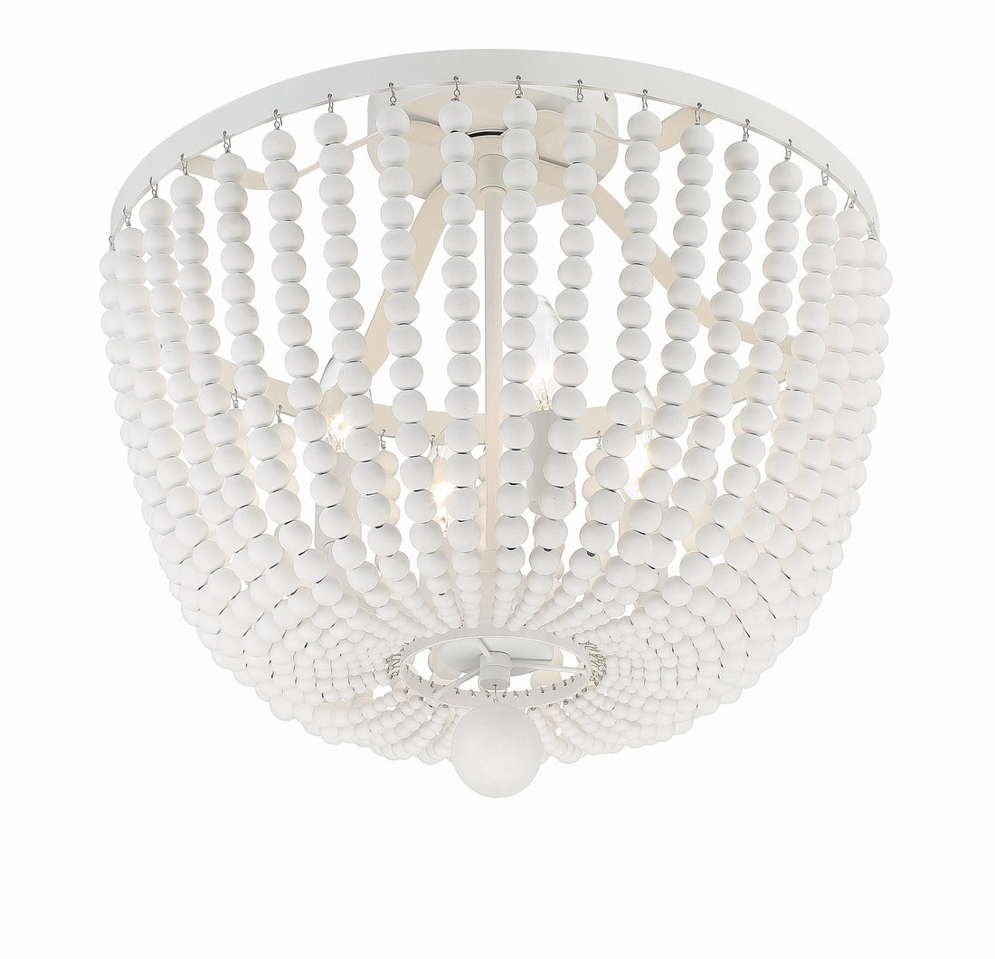 CRYSTORAMA, RYLEE SEMI FLUSH MOUNT, FLUSH MOUNT CEILING LIGHTS 
