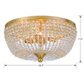 CRYSTORAMA, RYLEE FLUSH MOUNT, FLUSH MOUNT CEILING LIGHTS
