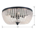 CRYSTORAMA, RYLEE FLUSH MOUNT, FLUSH MOUNT CEILING LIGHTS