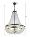 CRYSTORAMA, RYLEE CHANDELIER, CHANDELIER LIGHT