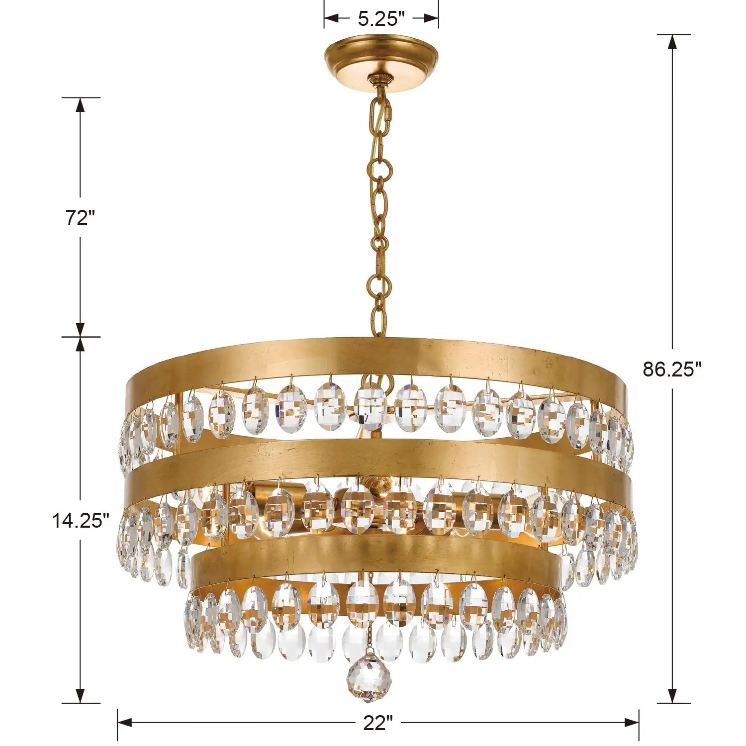 CRYSTORAMA, PERLA CHANDELIER, CHANDELIER LIGHT