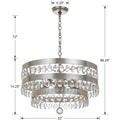CRYSTORAMA, PERLA CHANDELIER, CHANDELIER LIGHT