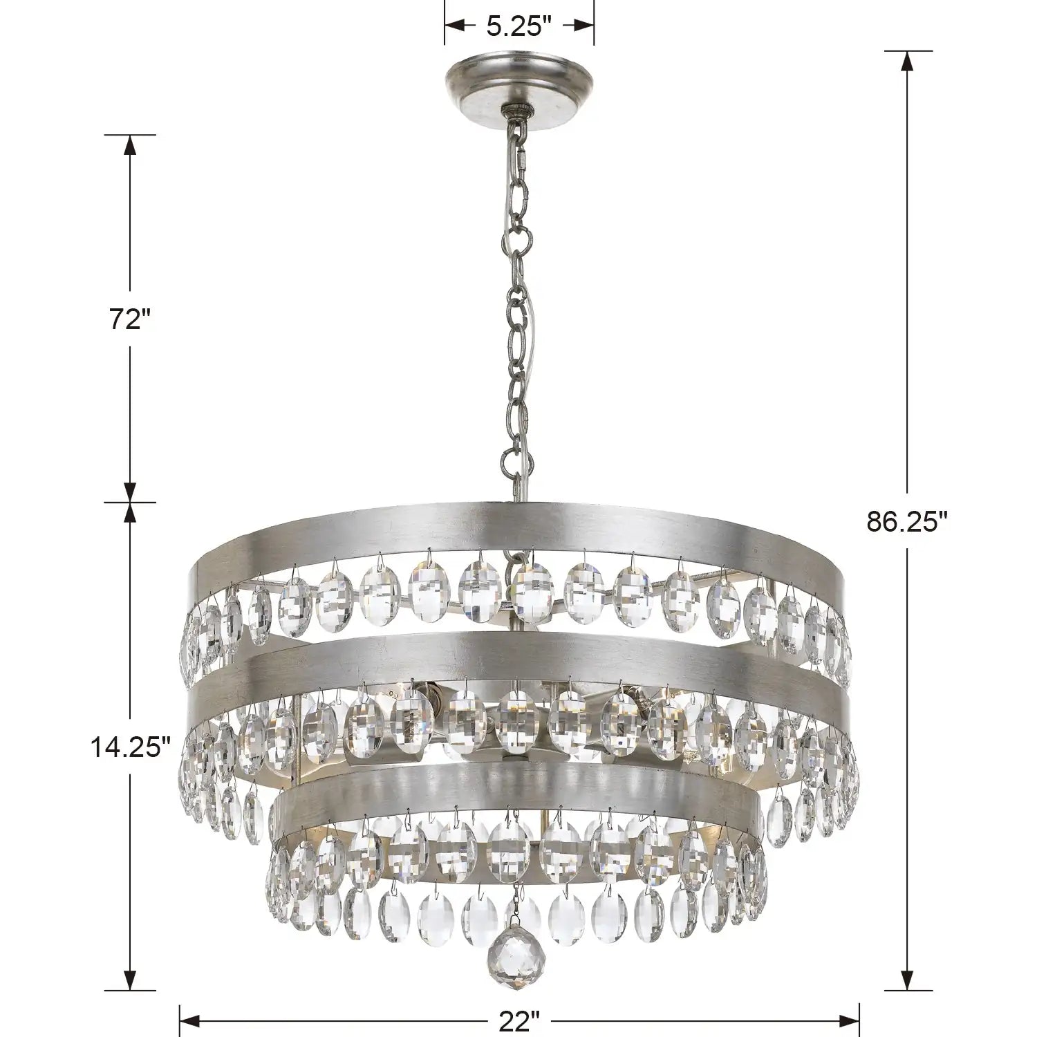 CRYSTORAMA, PERLA CHANDELIER, CHANDELIER LIGHT