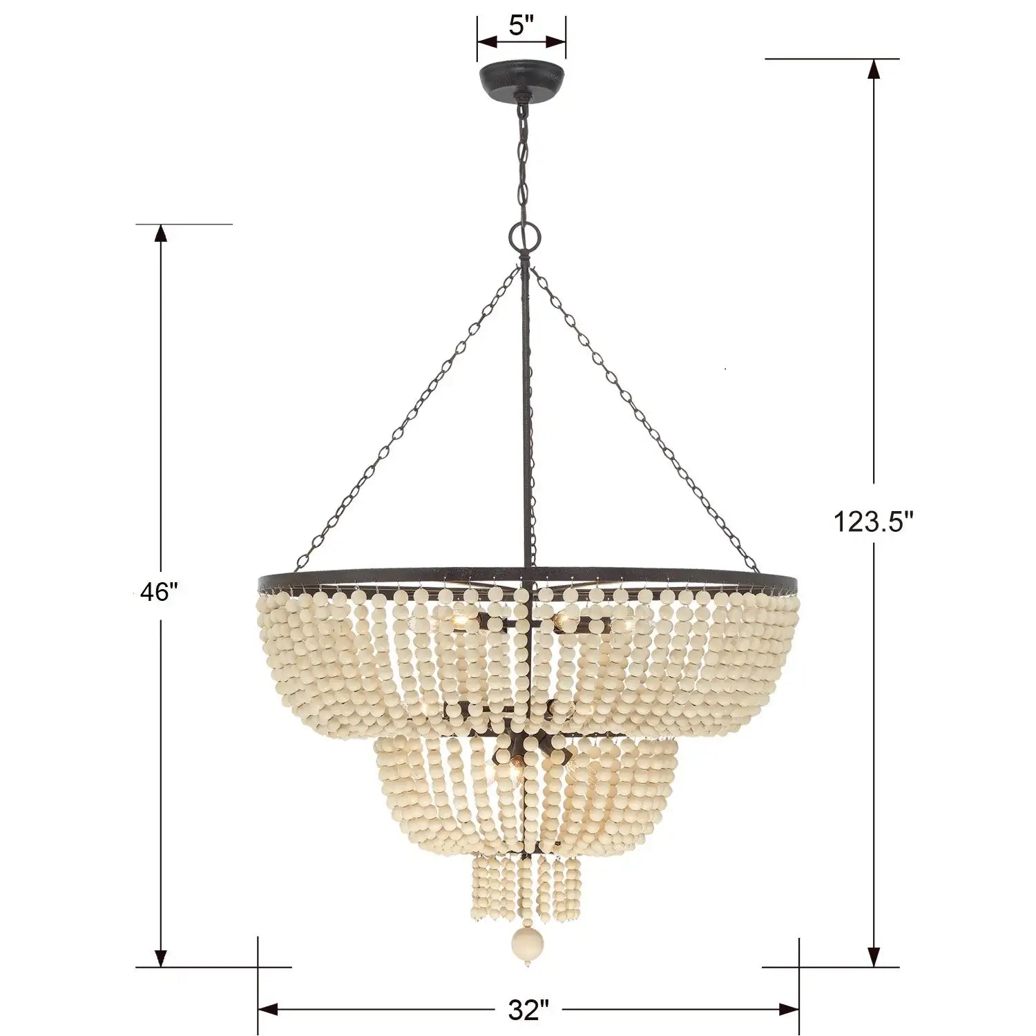 CRYSTORAMA, RYLEE FORGED CHANDELIER, CHANDELIER LIGHT