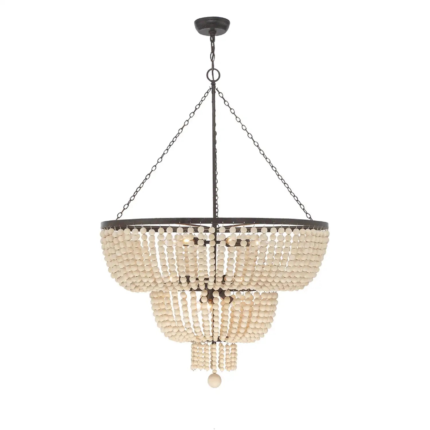 CRYSTORAMA, RYLEE FORGED CHANDELIER, CHANDELIER LIGHT