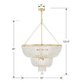 CRYSTORAMA, RYLEE CHANDELIER, CHANDELIER LIGHT