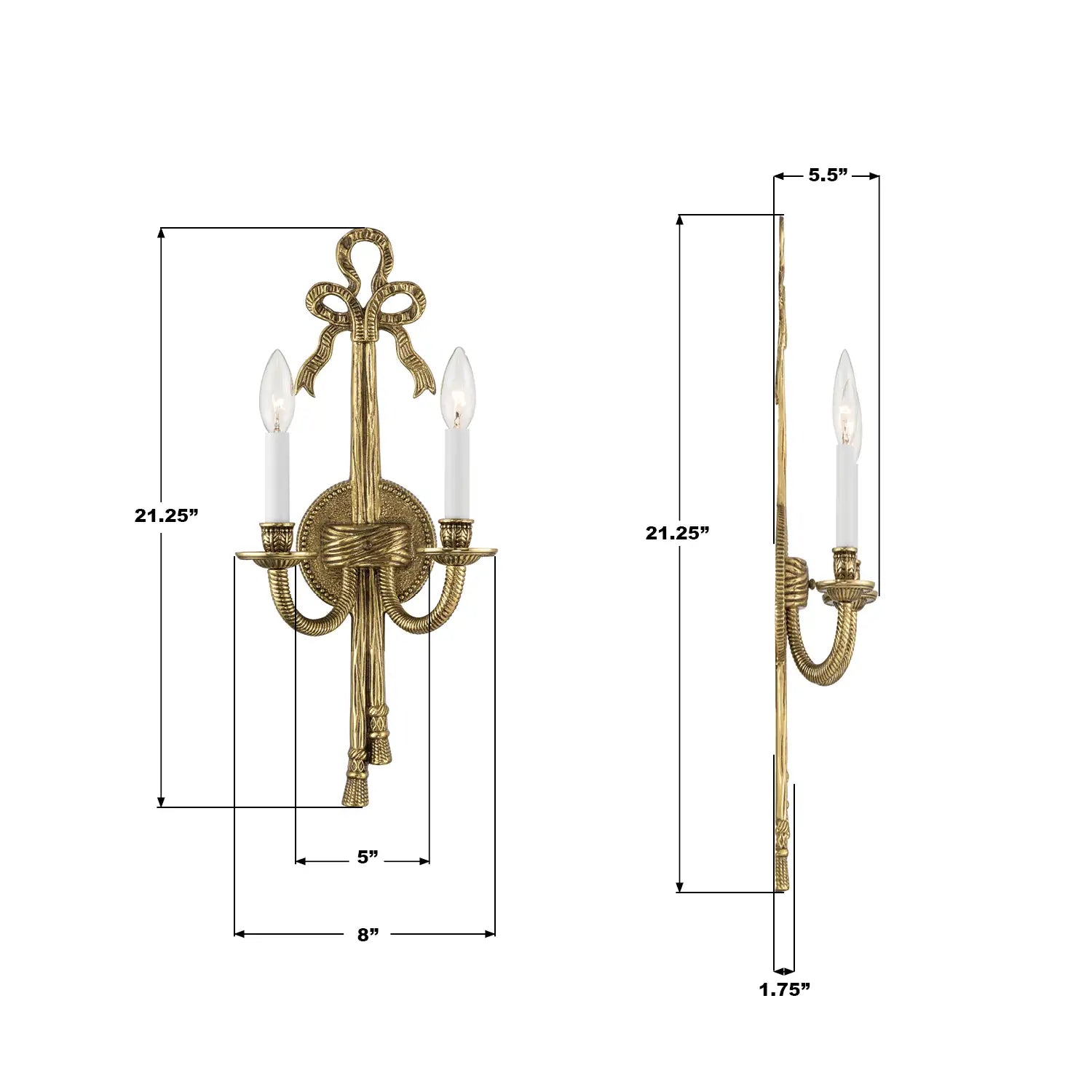 CRYSTORAMA, LEXSI SCONCE, WALL SCONCES