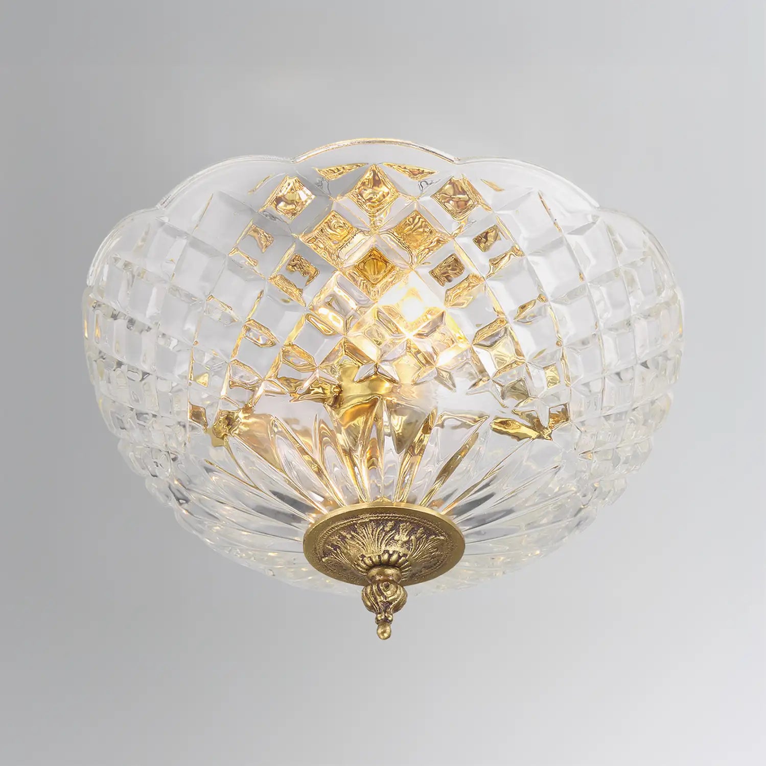 CRYSTORAMA, MILTON SEMI FLUSH MOUNT, FLUSH MOUNT CEILING LIGHTS