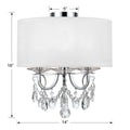 CRYSTORAMA, OTHELLO SEMI FLUSH MOUNT, FLUSH MOUNT CEILING LIGHTS