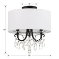 CRYSTORAMA, OTHELLO SEMI FLUSH MOUNT, FLUSH MOUNT CEILING LIGHTS