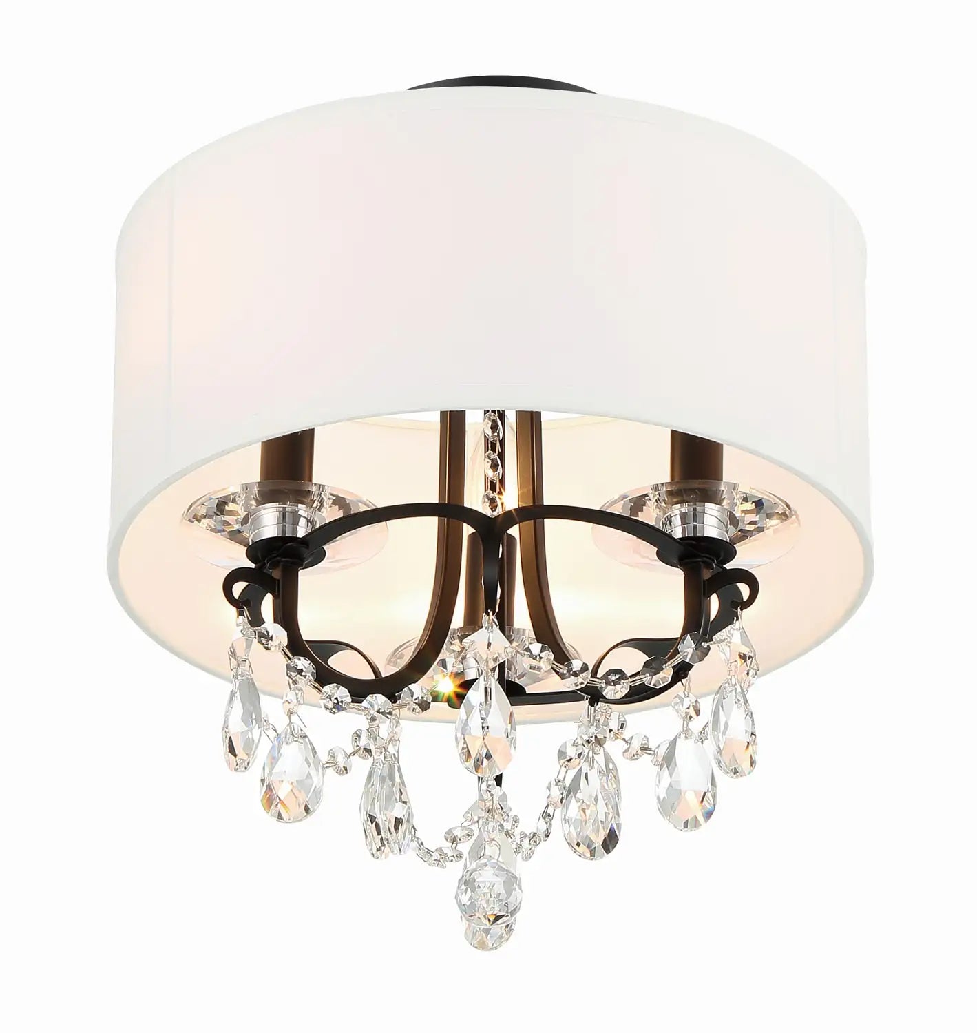 CRYSTORAMA, OTHELLO SEMI FLUSH MOUNT, FLUSH MOUNT CEILING LIGHTS