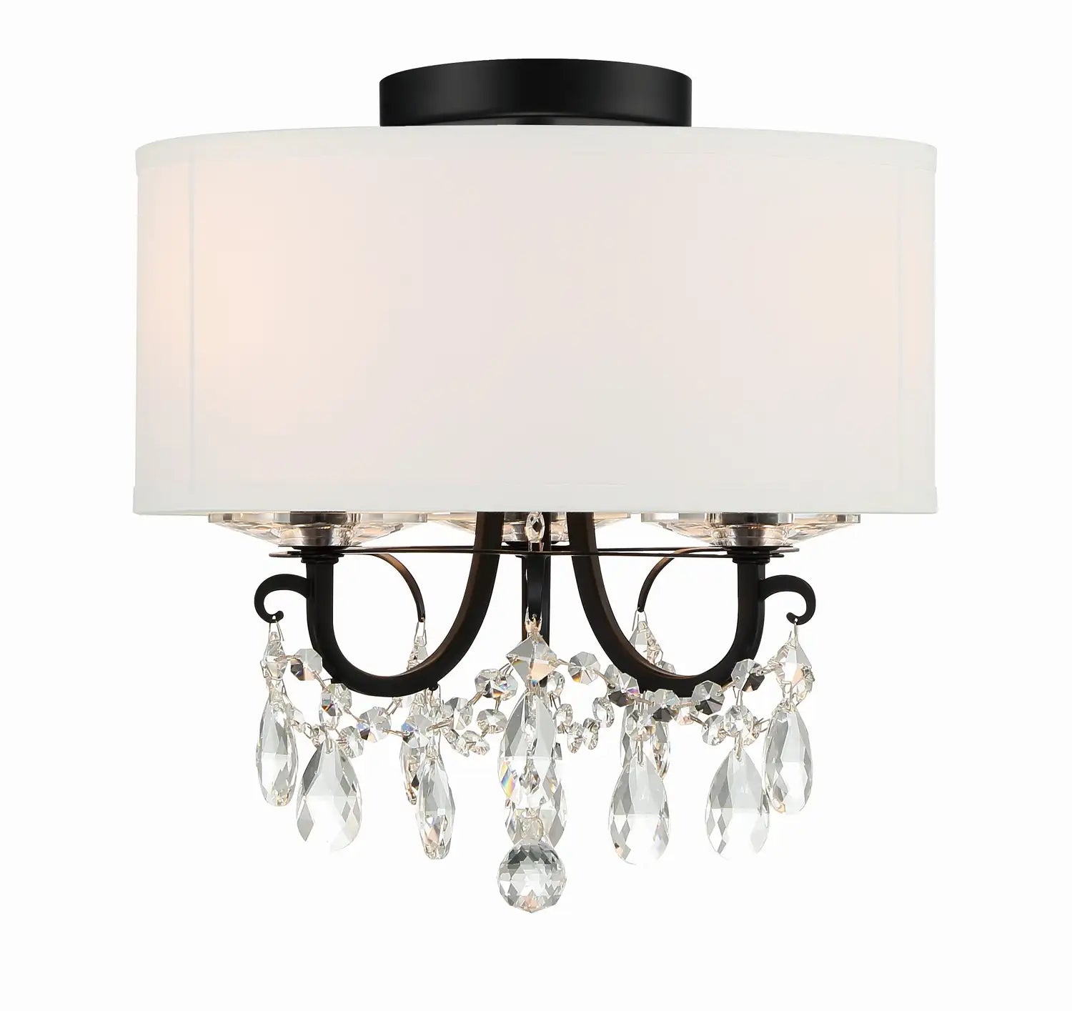 CRYSTORAMA, OTHELLO SEMI FLUSH MOUNT, FLUSH MOUNT CEILING LIGHTS