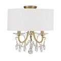 CRYSTORAMA, OTHELLO SEMI FLUSH MOUNT, FLUSH MOUNT CEILING LIGHTS
